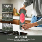 Portable Personal Electric Blender，500ML Portable Shakes and Smoothies Blender，Small Blenders、Mixing、Compact、Convenient and Versatile(Green)
