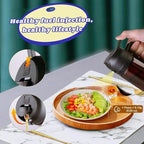 2 In1 Olive Oil Edible oil Dispenser for Kitchen, 16oz Oil Sprayer Bottle for Cooking, Glass Oil BottleSpray and Pour，Food-Grade Mister for Air Fryer, Salad,Baking，BBQ, Upgraded Light Blockin
