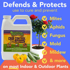 Trifecta Crop Control Super Concentrate All-in-One Natural Pesticide, Fungicide, Miticide, Insecticide, Help Defeat Spider Mites, Powdery Mildew, Botrytis, Mold, and More on Plants 16 OZ
