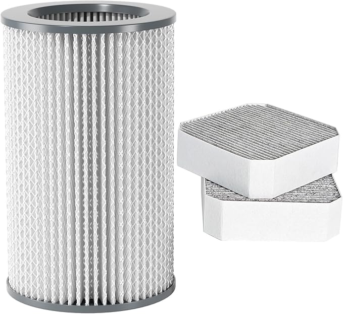 Air Filter Replacement Set Compatible with Molekule Air Purifier, 3-Pack – Includes 1 PECO Filter and 2 Coconut Carbon Pre-Filters