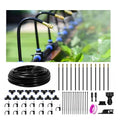 Drip Irrigation System for Garden - 40 Ft Drip Irrigation Kit with 13 360°Adjustable Copper Nozzles Hose, Automatic Atomizing Plant Watering Sprinkler System for Yard, Lawn, Greenhouse, Potted