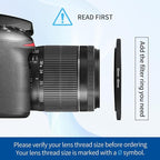52-82mm Step-Up Ring Adapter, 52mm to 82mm Step Up Filter Ring for 52mm Lens Mount 82mm for DSLR Lenses and ND UV CPL IR Filters （52-82mm）