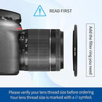 67-82mm Step-Up Ring Adapter, 67mm to 82mm Step Up Filter Ring for 67mm Lens Mount 82mm for DSLR Lenses and ND UV CPL IR Filters （67-82mm）