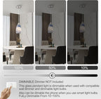 Glass Pendant Light with Handblown Dark Blue Marble Art Glass Shade Ceiling Light 3-Pack Mini Hanging Pendant Light for Kitchen Island,Dining Room,Living,Foyer,Hallway
