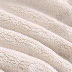 Bath Towel Set,Premium Microfiber Bathroom Towel-2 Extra Large Bath Sheets,2 Hand,2 Washcloths,Super Soft Highly Absorbent Luxury Shower Towels(Cream, 6Piece)