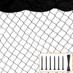 100'x100' Bird Netting for Chicken Coop, Nylon 3/4" Mesh Poultry Netting Chicken Nettings Roof Hawk, Aviary Net Deer Fence Garden Netting for Fruits Trees Plant
