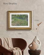 VIYYIEA Gold Framed Wall Art Canvas Print Home Decor Flower Wall Decor Van Gogh Wall Art Vintage Botanical Garden Prints House Decor Floral Paintings Wall Pictures for Living Room Bedroom 11x14in