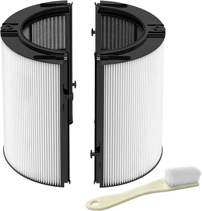 360° Combi 2 in 1 HEPA + Carbon Filter for Dyson TP04 HP04 TP07 TP06 HP06 TP4A TP7A PH02 PH01 PH03 PH04 PH3A HP09 TP09 HP07 HP10 TP10 HP4A HP7A DP04 Air Purifi-er, HEPA Carbon Filter #965432-01