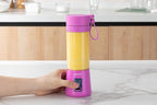Purple Portable Blender for Shakes and Smoothies with Durable Stainless Steel Blades for Powerful Blending Performance, USB Rechargeable for Office, Gym, Kitchen and travel