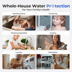 iSpring PFAS-Reducing Whole House Water Filter System, Also Removes Chlorine, Sediment, Rust, and Odor, SGS-Tested Reducing up to 99% of PFAS, 1” Inlet/Outlet, Model: WGB22B-PF