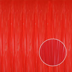 GOER 3.2 ft x 8.2 ft Metallic Tinsel Foil Fringe Curtains Party Photo Backdrop Party Streamers for Birthday,Graduation,New Year Eve Decorations Wedding Decor(4 Packs,Candy Red)