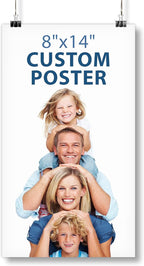 Smile Art Design Custom Poster Prints with Your Photo/Image/Picture, Customized Poster Photo Printing, Personalized Picture Wall Art - 8x14 inches