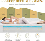 CH CHARME HOUSE 6 Inch Twin Size Memory Foam Mattress in a Box for Kids, Relieve Pressure with Medium Firm Support, Fiberglass Free, CertiPUR-US Certified