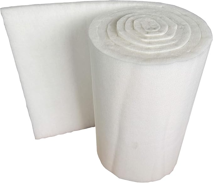 wioboy Paint Booth Ceiling Filter, Spray Booth Tacky Intake Filter for Down Draft Paint Booths (36" x 127" (4/case))