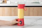 Portable Blender (Red) for Shakes and Smoothies with Durable Stainless Steel Blades for Powerful Blending Performance, USB Rechargeable for Office, Gym, Kitchen and travel