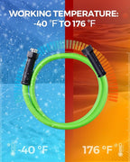 5FT x 5/8″ Garden Hose, Short Flexible Garden Hose with Swivel Handle, All-Weather Outdoor Use, 200 PSI Working, 450 PSI Burst, Lightweight Water Hose 5 Feet for Lawns, Yard, G5GH06