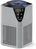 Air Purifiers for Home Large Room up to 1750 Sq Ft, H13 True HEPA Filter Air Purifiers for Bedroom, 25dB Quiet with Fragrance Diffuser for Home, Bedroom,Office (Gray)