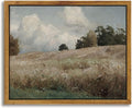 InSimSea Framed Canvas Wall Art Vintage Decor, The Vast Grassland Framed Wall Art Room Eclectic Decor, Canvas Wall Art for Living Room, Bedroom Home Bathroom, 8"x10"