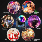Party Disco Ball Dj Dance Lights Disco Strobe Rave Sound Activated Projector Effect Stage Light Remote Control for Birthday Xmas Wedding Bar Kids Christmas Glow Party