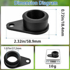 Garden Hose Bulkhead Fitting Rain Barrel Tank Adapter,3/4" NPT Rubber Bulkhead Connector, Bulkhead Fitting for Water Tank,Allow Leak Free Water Bucket Joints Installed Outside the Bucket (4 Pack)