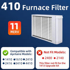 3 Pack, 410 Replacement Air Filter, MERV 11,Actual Size: 16"x28"x4", Nominal Size: 16x25x4, HVAC Furnace Filter, Compatible with AprilAire Models 4400, 3410, 2416, 2410, 1610, 1410