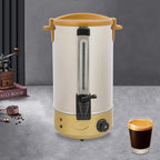 Electric Hot Water Dispenser 160 Cups Commercial Coffee Percolator & Beverage Dispenser w/Temperature Control, Stainless Steel Coffee Urn for Coffee & Tea