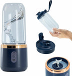 Regalosonline Portable Blender - 10 Oz Smoothie USB Charge Mini Blender BPA Free for Shakes and Smoothies with 6 Blades