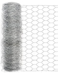 Garden Poultry Chicken Wire Netting - 24 '' × 50 ' Garden Fence Animal Barrier, Chicken Wire for Crafts, 1 inch Mesh Poultry Netting Fence, Pet/Rabbit/Chicken Wire Fencing