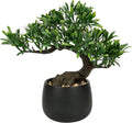Artificial Bonsai Tree Juniper Faux Plants Indoor Fake Plants Decor with Ceramic Pots for Home Table Office Desk Bathroom Shelf Bedroom Living Room Farmhouse Decorations