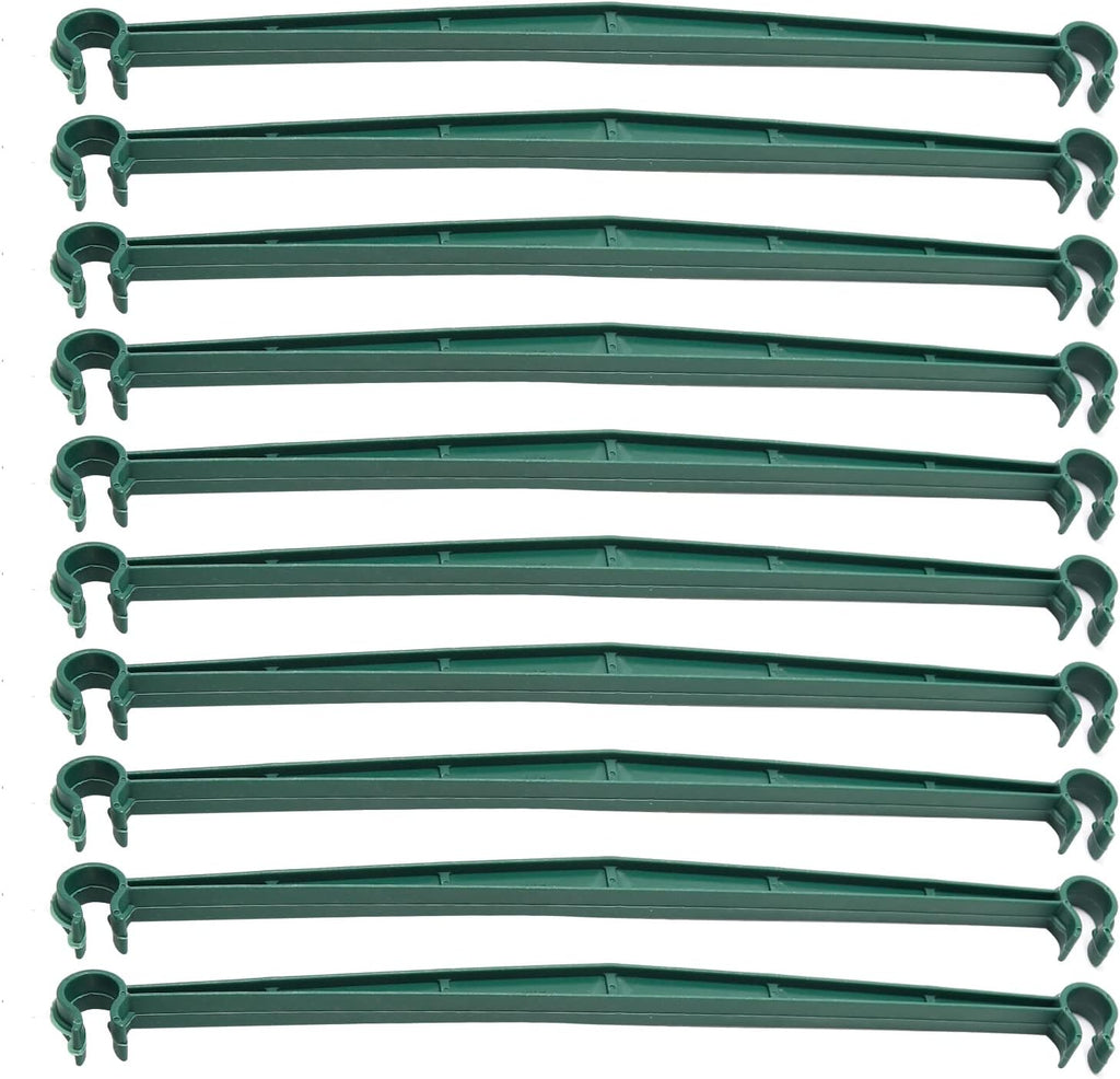 100 PCS Tomato Cage Connectors, Stake Arms for Tomato Cage, Expandable Trellis Connectors Plant Support Garden Stakes 12.6” Garden Plants Stake Arms Fit for 16mm Stakes, for Climbing Plants, Flowers