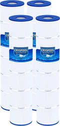Cryspool® 07112 Filter Compatible with Clean and Clear Plus 520, CCP520, PCC130, R173578, 178585, 817-0143, C-7472, FC-1978, 4×130 Sq. Ft Pool Filter Cartridge, 4 Pack