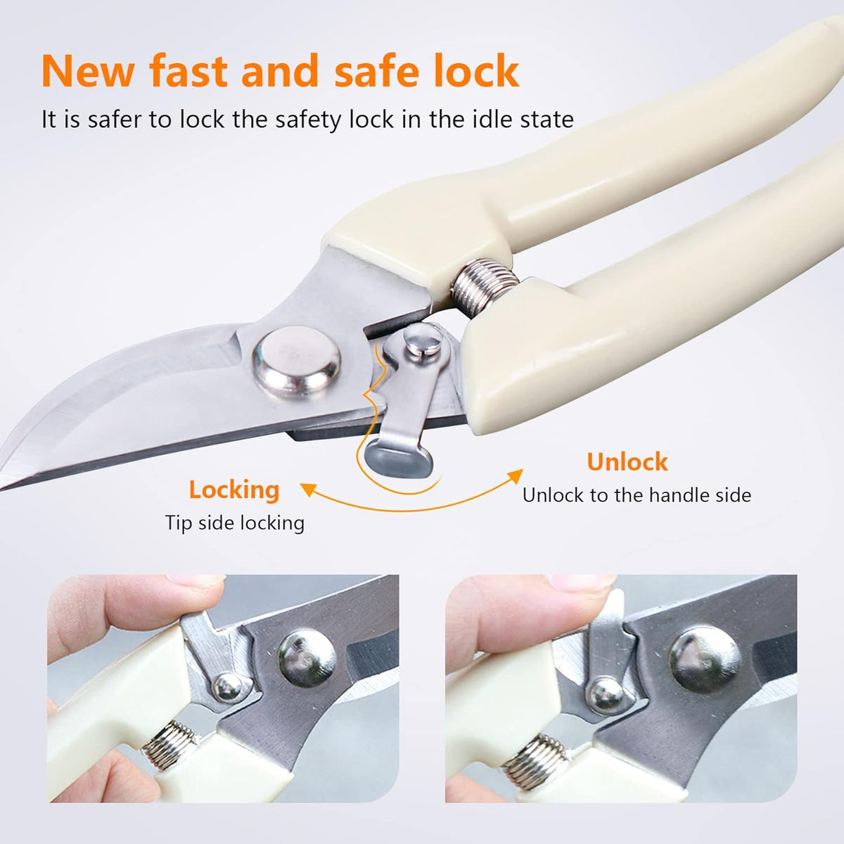 20 Pcs Garden Scissors for Plant, Tip Pruning Shears for Cutting Flowers, Trimming Plants, Bonsai and Fruits Picking (Bypass Blade Pruner)