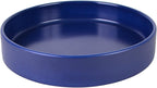 222 Fifth Kaden 12-Piece Blue Porcelain Dinnerware Set – Service for 4, Plate & Bowl Set, Contemporary Design, for Everyday Dining & Entertainment, Microwave & Dishwasher Safe