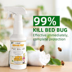 Bed Bug Spray 16 Oz, Carpet Beetle Killer, Indoor & Outdoor Bug Control for Bug Egg, Mite, Ant, Spider and Flea, Plant Extract Based Non Toxic Bed Bug Killer, Child & Pet Safe