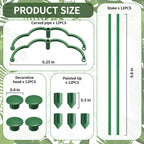 Moiggonoy 12 Pack Plant Support Stakes Sets - Versatile Plant Cages, Stackable Garden Flower Support， Small Plant Stakes for Indoor Plants,Tomato,Monstera, Peony, Hydrangea, Climbing Plants