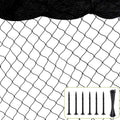 100'x100' Bird Netting for Chicken Coop, Heavy Duty Nylon 1" Mesh Poultry Netting Chicken Nettings Roof Hawk, Aviary Nettings Deer Fence Garden Net for Fruits Trees Plant