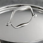 Tramontina Signature Tri-Ply Clad Stainless Steel 1.5-Quart Sauce Pan with Lid, Induction-Ready, Dishwasher-Safe, NSF-Certified, Made in Brazil