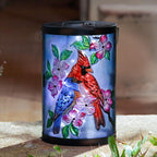Hanging Solar Lantern Outdoor Bluebird Waterproof LED Cardinal Light Decorative Tabletop Lamp for Patio Garden Yard Decor