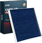 KAX Cabin Air Filter, GCF056 (CF10140) Replace for Altima, Maxima, Murano, Sentra, X-Trail, FX35, FX45, G35, M45, Eclipse, Lancer, Outlander, RVR, Strong Adsorption w/Upgraded Activated Carbon