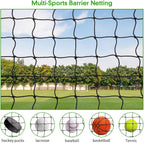 Baseball Softball Backstop Nets, Heavy Duty Sports Netting Barrier #18 Baseball Netting 10'x10'/10'x20'/15'x15'…