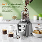 Blender for Smoothies, 2-in-1 Blender & Grinder Combo, Smoothie Maker, 68 Oz Pitcher, BPA-Free Countertop Blenders for Ice Crushing, Frozen Fruit, 1800 Watts