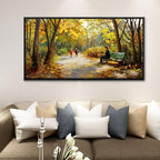 Large Canvas Wood Framed Wall Art Living Room Wall Decor for Bedroom Forest Landscape Painting Wall Pictures Artwork Picture Office Farmhouse Home Decorations 20×40IN