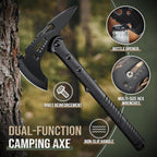 Freelander Tactical Axe 2 Pack, Sharp Tomahawk with Sheath, Portable Tomahawk with Clip and Bottle Opener, Durable Survival Hatchet for Emergency, Hiking and Camping