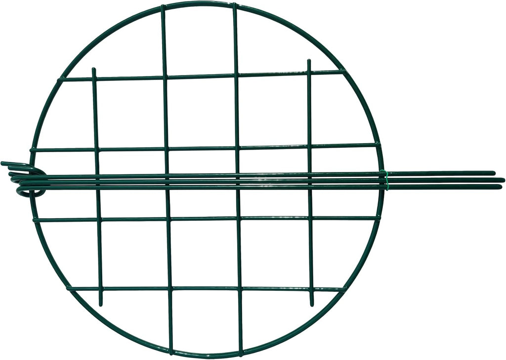 12 x 16 inch Poeny Cage Grow Through Grid Plant Brace Flower Support Rings, Pack of 5 Round Metal Plant Stakes Rings, Strong Large Garden Supports for Flowers, Peonies, Rose, Lily