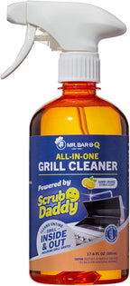 Mr. Bar-B-Q Triple Action Grill Brush and All in One Grill Cleaner Powered by Scrub Daddy