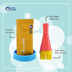 Uncle Bubble Mini Bubble Blower, Makes Thousands of Bubbles, for Kids and Toddlers, Plastic Reduction Version