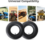 HXYCNNA 2 Pack 4.50-12 4.00-12 Inner Tube Heavy Duty with TR13 Straight Stem for Golf Carts Tractor Hand Trucks, Wheelbarrows, Mower
