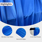 20x10ft Backdrop Curtains for Parties, 4 Panels 5x10ft Photography Backdrop Curtain with Rod Pocket,Backdrop Polyester Background Drapes,Wedding Backdrop Drapes for Birthday Baby Shower Home Decor
