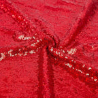 JYFLZQ Red Sequin Backdrop Curtains 4ft x 6.5ft 1 Panel Glitter Photo Booth Backdrops Sparkly Photography Background Drapes for Parties Wedding Bridal Showers