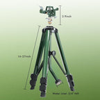 RESTMO 2 Pack Tripod Base Zinc Impact Sprinkler, 360° Rotating & 3-Height Adjustable Tripod, Heavy Duty Full Metal Sprinkler for Agriculture and Large Yard Irrigation